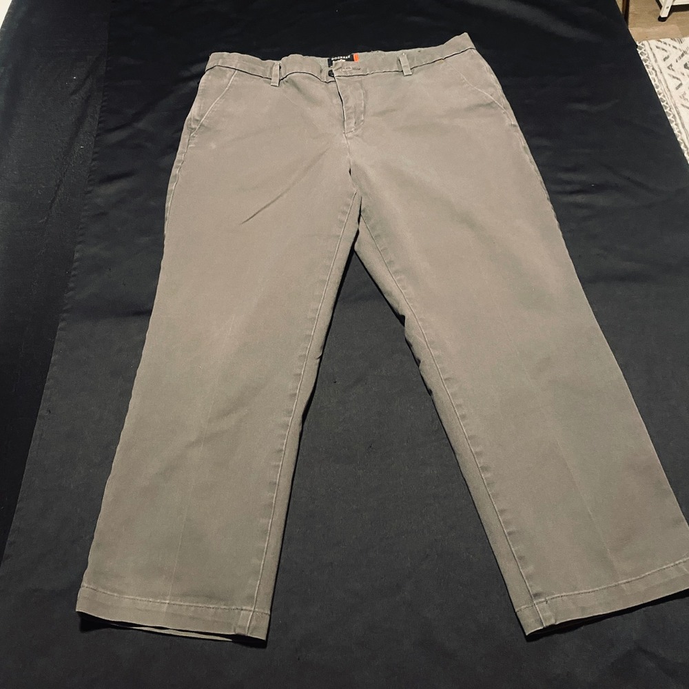Dockers Mens Smart 360 Flex Straight Fit Chino Pants Olive Green 34